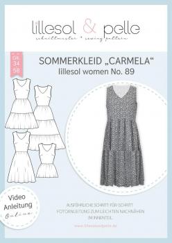Papierschnittmuster lillesol women No. 89 Sommerkleid "Carmela"
